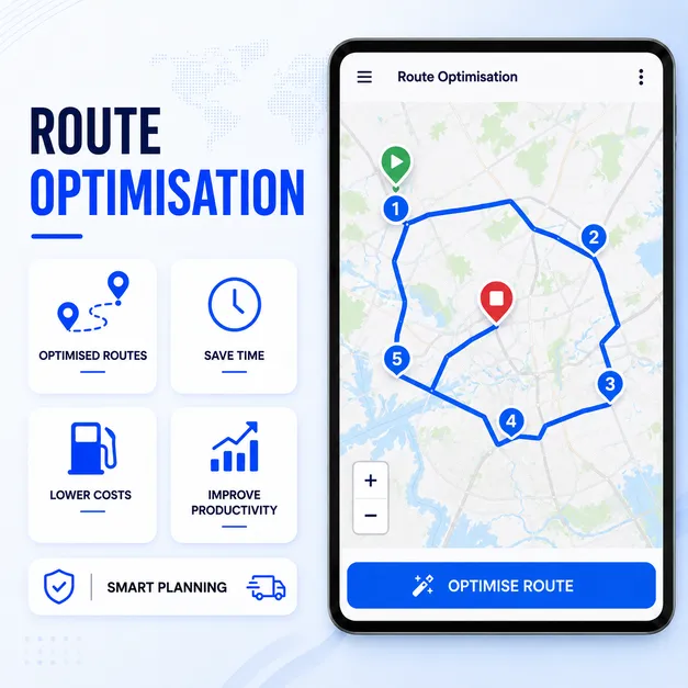 Optimise your Delivery Route with worxTMS worxTMS - Route Optimisation